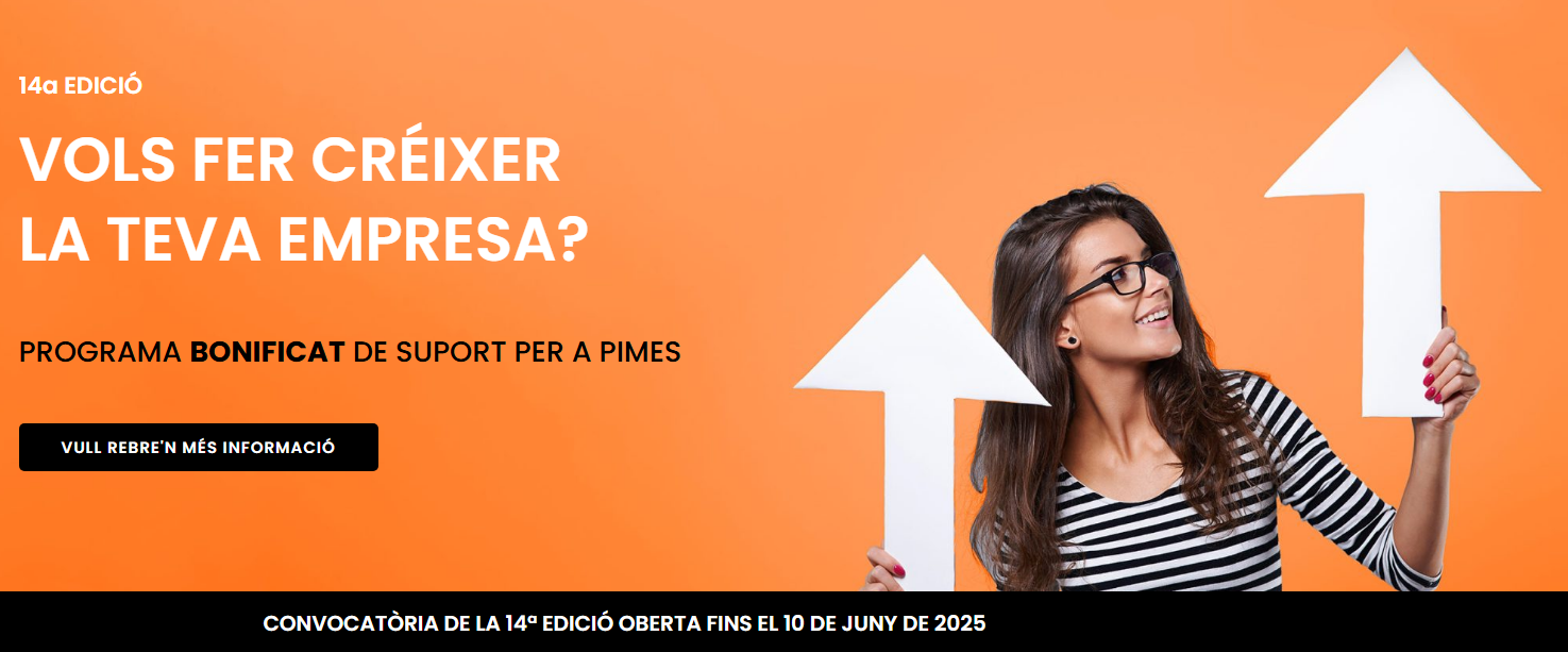 Es busquen 50 petites i mitjanes empreses per al 14è programa “Accelera el Creixement”!