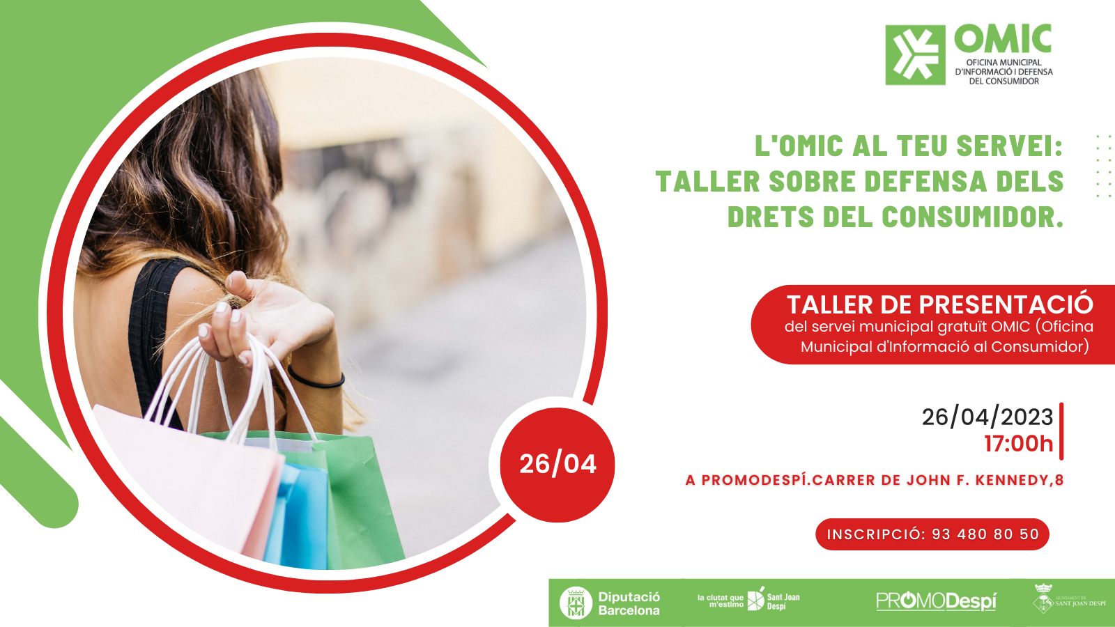 L’OMIC al teu servei: Taller sobre defensa dels drets del consumidor.