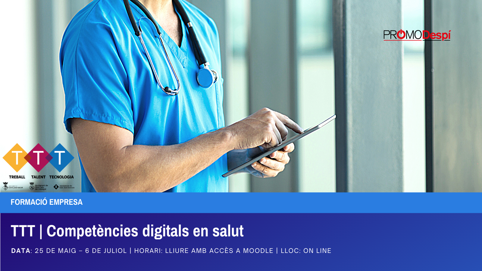 Inscripció oberta | Formació empresarial, Competències digitals en salut