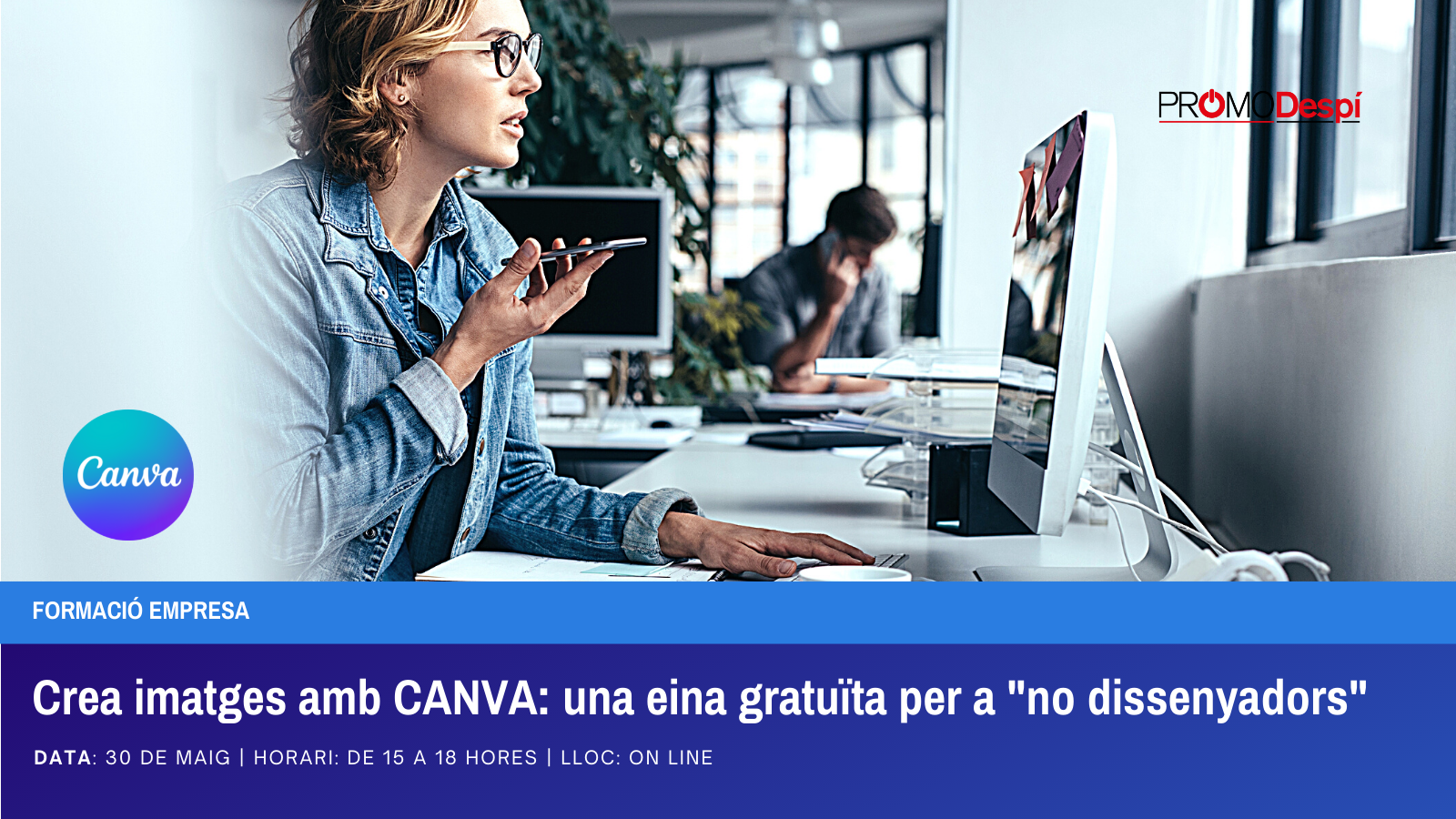 Crea imatges amb CANVA: una eina gratuïta per a “no dissenyadors”