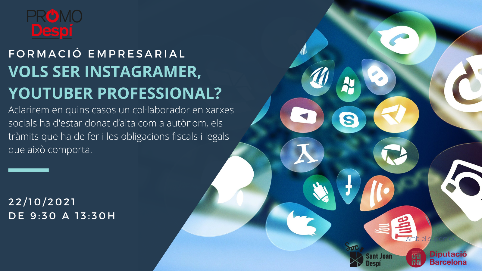 Vols ser Instagramer, youtuber professional? Informa’t requisits