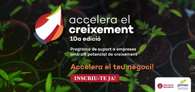 Accelera el Creixement 2021 – inscripció fins al 7 de juny