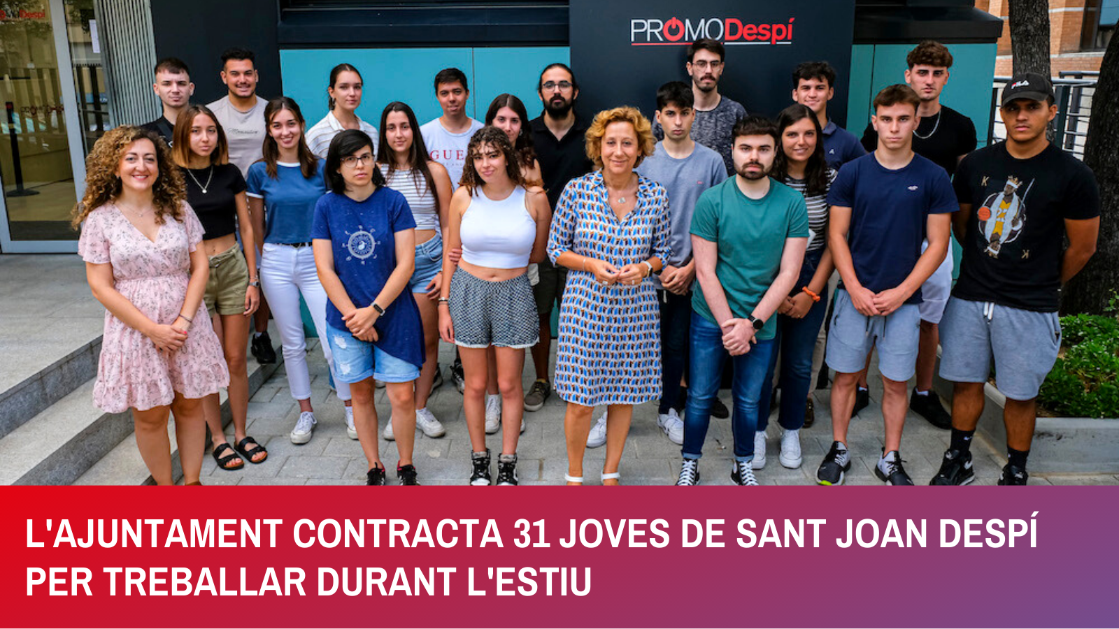 L’AJUNTAMENT CONTRACTA 31 JOVES DE SANT JOAN DESPÍ PER TREBALLAR DURANT L’ESTIU