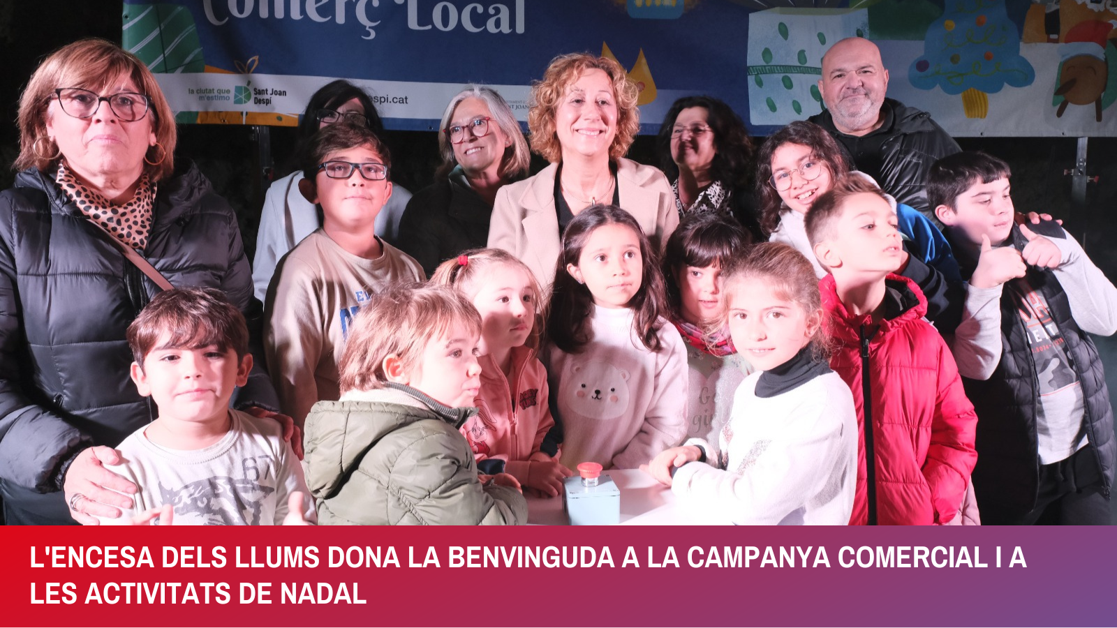 L’ENCESA DELS LLUMS DONA LA BENVINGUDA A LA CAMPANYA COMERCIAL I A LES ACTIVITATS DE NADAL