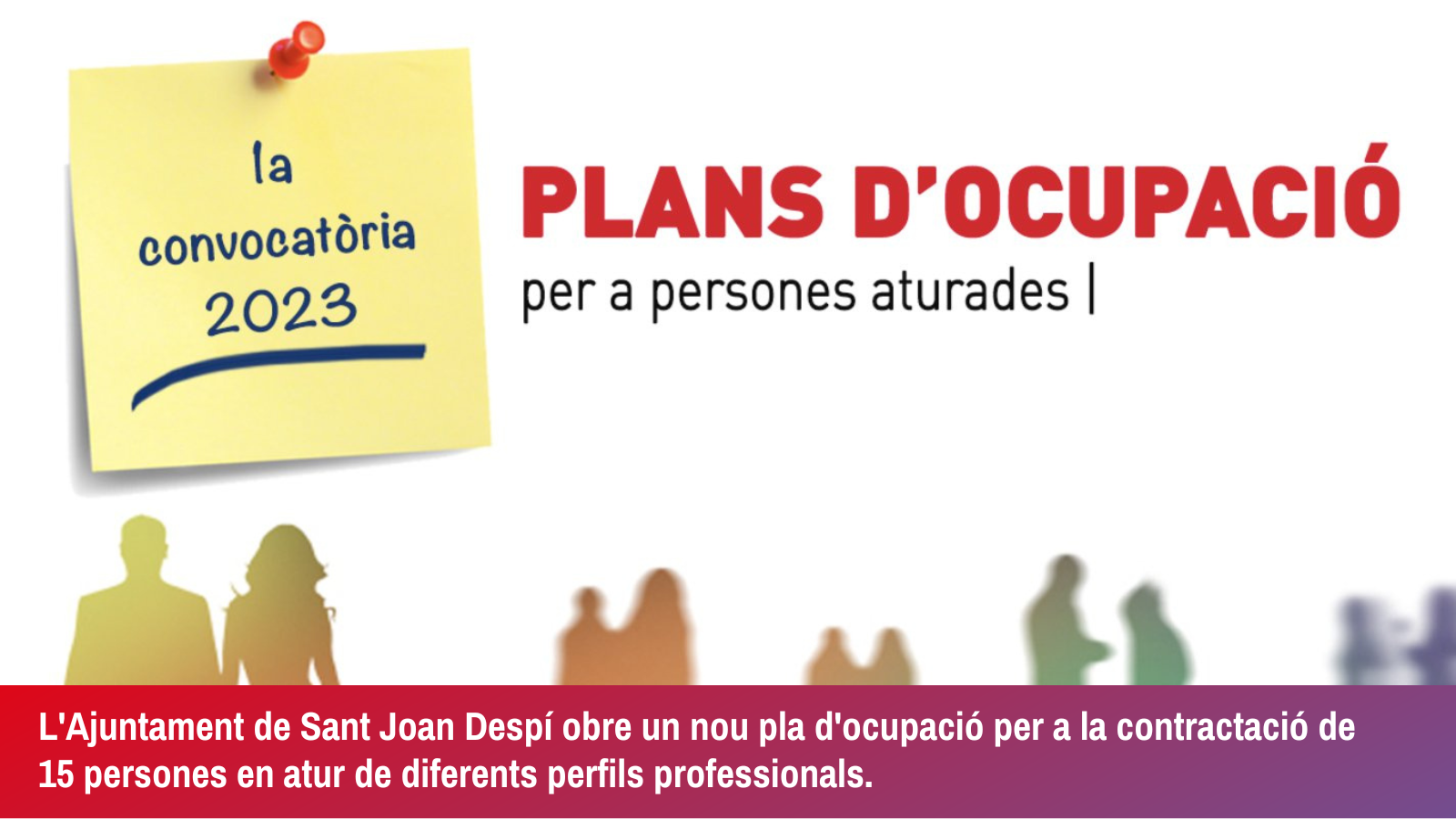 PLANS D’OCUPACIÓ 2023 – PRIMERA CONVOCATÒRIA