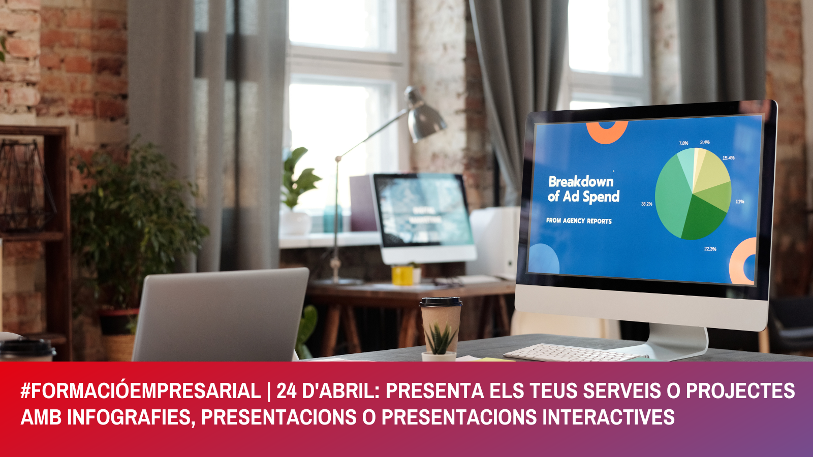 Formació Empresarial | Presenta els teus serveis o projectes amb infografies, presentacions o presentacions interactives