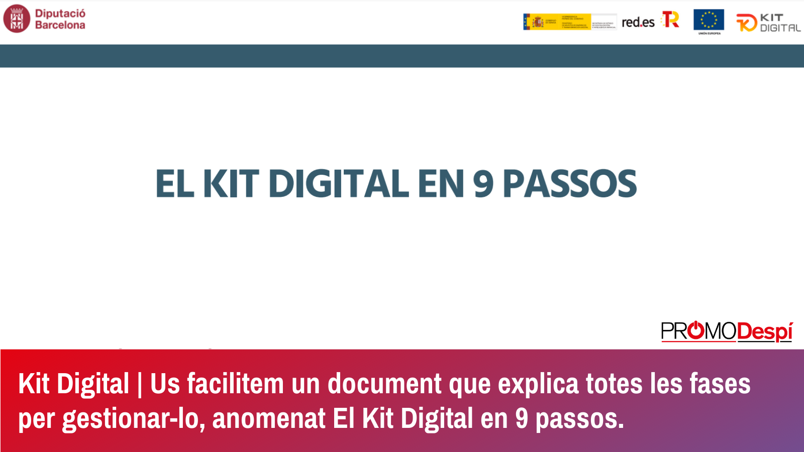 El Kit Digital en 9 passos